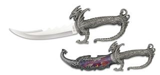 Cuchillo decoración dragón
