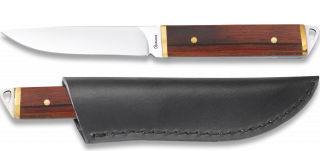 cuchillo mini con funda piel Albainox.