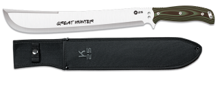 K25 Great Hunter G10 machete.Green-black