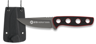 Cuchillo K25 G10 rojo-negro total: 13.5