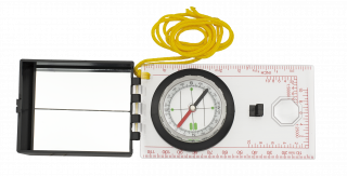 Oil filled compass.Magnifier-maps-mirror