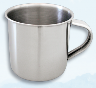 Military metal mug. 220 ml. Ø8 cm
