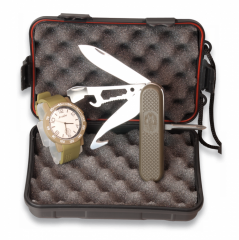 Set: Box+coyote watch+penknife 11082