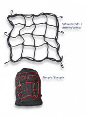 Elastic luggage mesh