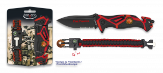 set navaja fire fighter FOS + paracord