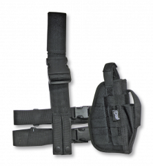 Gun holster for leg. Black