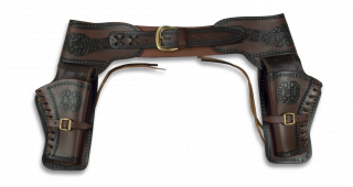 Bullets belt with holster