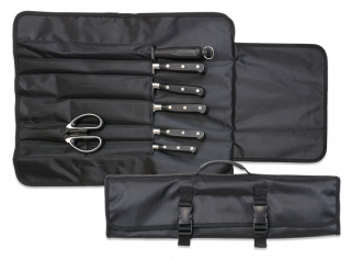 Knife roll bag.6 knives+tweezers. Profes