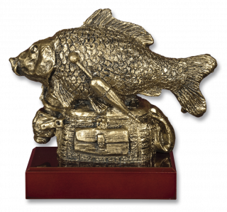 "Bream" resin trophy with base. 17.5 cm