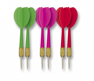 Blister 6 darts ALBAINOX. Assorted color