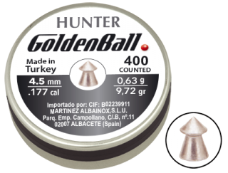 balines de plomo GoldenBall Hunter 4.5