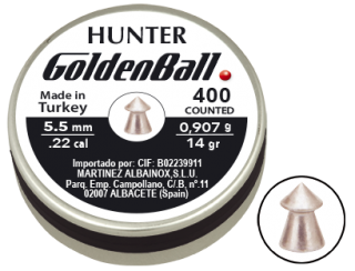balines de plomo GoldenBall Hunter 5.5