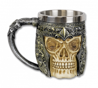 Jarra decoración calavera 12 cm