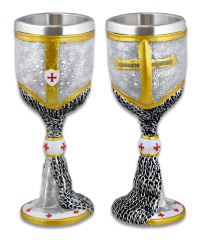 Templar helmet resin cup