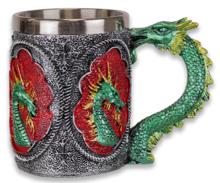 jarra dragon verde