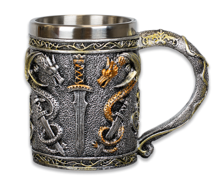 taza resina "Dragon´s Sword"