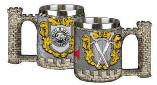 taza resina Castillo templario.