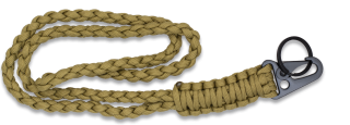 Carabiner with paracord