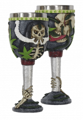 copa resina snake & skull. Tole10