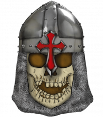 Calavera Tole10 cruz templaria