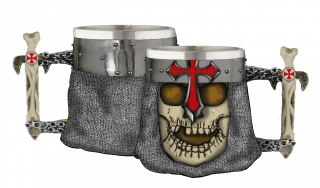 templar skull mug