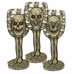 copa resina Tole10 3 calaveras
