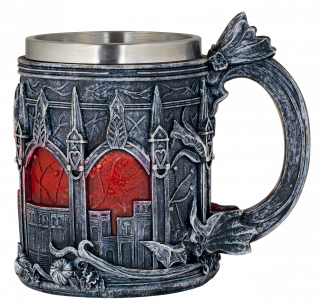 Ornament Tole10 Gothic Church resin mug