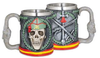 Taza tole10 LEGI&Oacute;N . tama&ntilde;o 12 cm