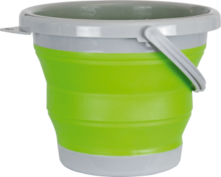 Barbaric green folding bucket