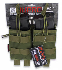 NUPROL G36 Green double open Mag pouch