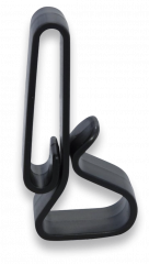 Hearing helmet clamp