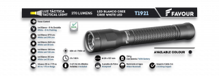 Flashlight FAVOUR 370 lumens