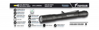 Tactical flashlight FAVOUR 250 Lumens